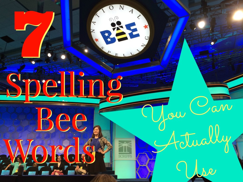 7 Spelling Bee Words You Can Actually Use  An Aspiring Heroine